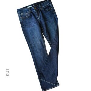 KUT | NWOT NATALIE HIGH RISE BOOTCUT JEANS | 8 SHORT